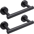 Day Moon™ - Toilet Paper Holder - Modern Roll Holder for Bathroom - 2 Pack - Wall Mount, Black by DayMoonDesigns