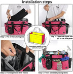 Large Cleaning Caddy Bag Built-in hard plastic sheet Aluminum foil lining - Image 7