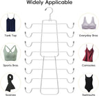 TomCare 4 Pack Space Saving Hangers, Tank Top and Leggings Organizers | 360° Swivel Design, 20 Clips for Leggings and Yoga Pants, Stainless Steel Hanging Closet Organizer - Image 3