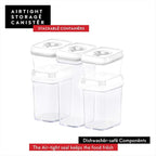 DWËLLZA KITCHEN Airtight Food Storage Containers with Lids - 5 Piece Set - Kitchen Accessories - Pantry Organization and Storage Containers for Food - Clear BPA-Free - Keeps Food Fresh & Dry - Image 8
