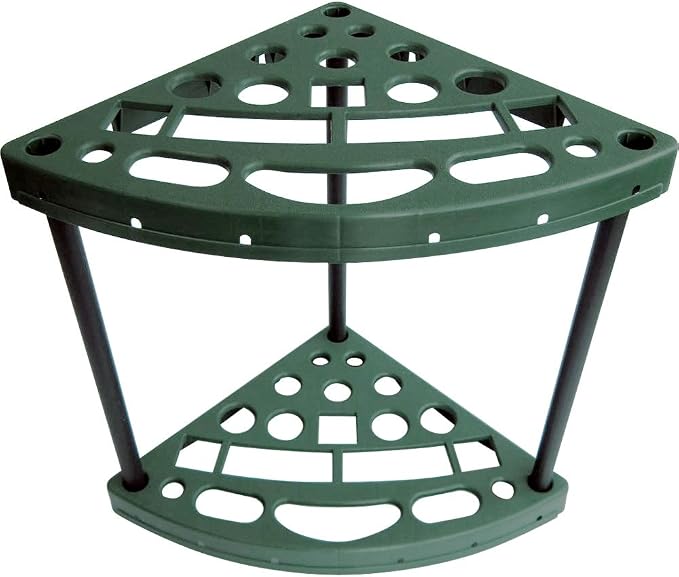 Garden Tool Organizer - Corner Storage Rack that Holds 18 Yard Tools and Broom Holder - Garage Organizers and Storage by Sto-Away by TrademarkPoker