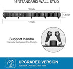 IMILLET Broom Holder Wall Mount,Heavy Duty Garage Organization Broom Hanger - Image 3