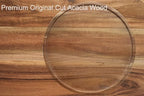 10" Two-Tier Acacia Wood Lazy Susan Organizer Kitchen Turntable for Cabinet Pantry Table Organization - Image 4