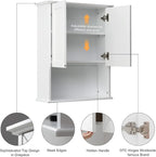 VANIRROR Bathroom Wall Medicine Cabinet with Soft-Close Buffering Hinges - Image 8