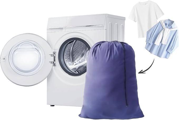 Extra Large Laundry Bag 30"x40", Blue, 12 Pack - Image 4