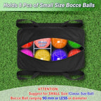 Cosmos Bocce Sets Carry Bag Bocci Storage Organizer Bag for Holding 8 Boccie Balls, Portable Bocce Balls Tote Bag for Carrying Bocce Game Equipment to Backyard Lawn Beach - Image 3