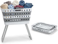 Spark Innovators No Bend Basket, Collapsible Laundry Basket with Legs by SparkInnovators