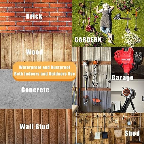 Power Tool Hanger, Garage Wall Hooks, Utility Hooks for Garage Tool Organizers and Storage (4 Pack), WEH01 - Image 6
