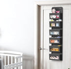 Simple Houseware 6 Clear Pocket Over Door Hanging Organizer, Dark Gray - Image 6