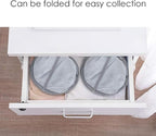 Larpur Pack of 3 Pop up Laundry Hampers, Collapsible Laundry Baskets, Gray - Image 6