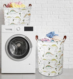 NTAOHAMPER Dinosaur Laundry Hamper, laundry Basket, Waterproof Storage Bin for Bedroom, Clothes Organizer Basket, Room Decor(Light Dinosaur) - Image 4