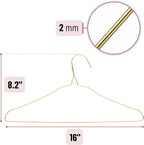 Mr. Pen- Metal Wire Hangers, 20 Pack, Gold - Image 3