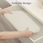 Lifewit Slim Collapsible Laundry Basket with Handles, 75L, Ivory - Image 5