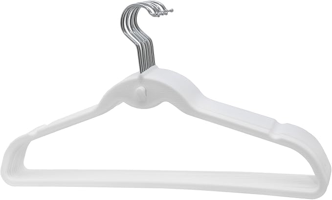Prettyia White Hangers,Cascading Hangers,Space Saving Hangers - Image 4