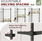 Goovilla Over The Toilet Storage Shelf, 64-124inch(H) 15-27inch(W), Black - Image 3