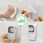3pack Broom and Mop Holder Wall Mount No Drill Mop and Broom Gripper Mop Handle Hanger Household Cleaning Organizer, Holds up to 6 lb - Image 8