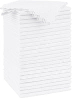 Orighty Microfiber Cleaning Cloth - 24 Pack, White Cleaning Rags 12x11 inch by AllRightinOrighty