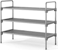 Kitsure Shoe Rack for Closet, Shoe Storage, 27.6" Wide - 3 Tiers, Grey | Shoe Organizer for Closet, Entryway, Living Room, Space-Saving Shoe Shelf, Sturdy Zapateras Organizer by Kitsure
