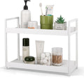 Bathroom Counter Organizer Vanity Storage Countertop Shelf, Large White by Anyoifax