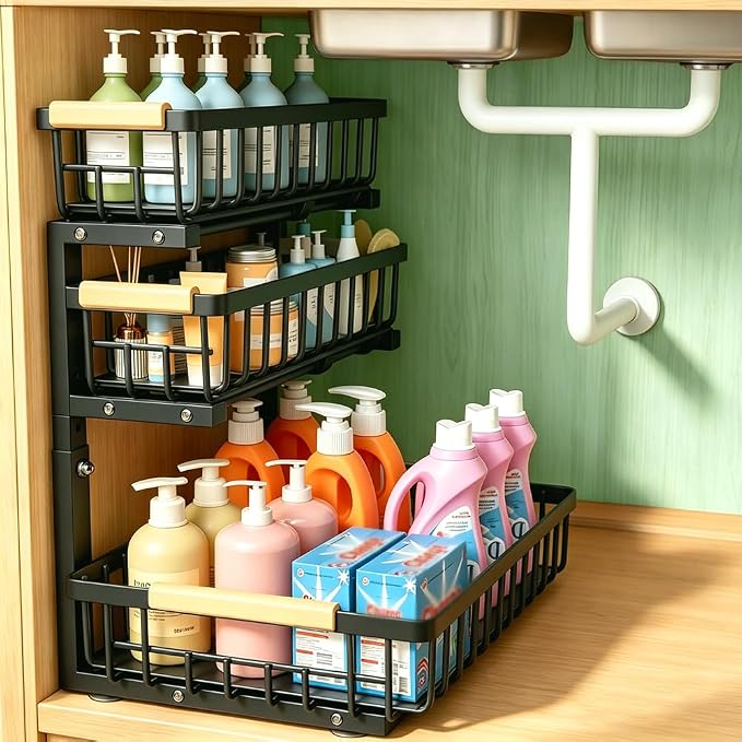 Under Sink Organizer, 3-Tier Storage by Unknown