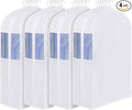 Univivi 32 Inch Cotton Hanging Garment Bag for Closet Storage 4 Pack, White by Univivi