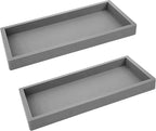 Spacewiser Countertop & Vanity Silicone Tray – 2 PC Small 7.7" Soap Tray by Spacewiser