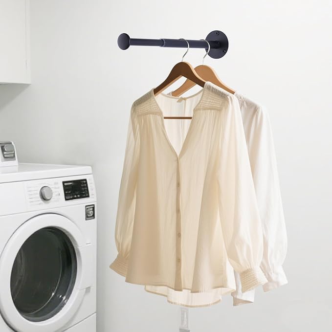 4 Pack Retractable Hanger Holder for Laundry Room, Wall Organizer Storage - Image 7