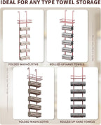 Aetyord Hanging Towel Racks for Bathroom Storage - Image 5