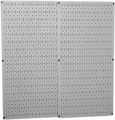 Wall Control 30-P-3232G Gray Metal Pegboard Pack by Wall+Control