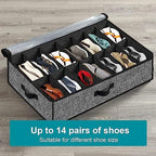 Under Bed Storage Organizer for Closet 2pc-28 Pairs Shoe Boxes - Image 6