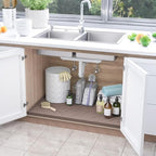 SIKADEER Waterproof Under Sink Mat 22" x 22" Silicone Mat Cabinet Protector - Image 2