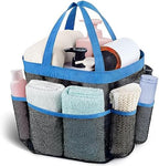 Mesh Shower Caddy Portable - 9 Pockets, Shower Bag for Dorm Room Camping by Attmu