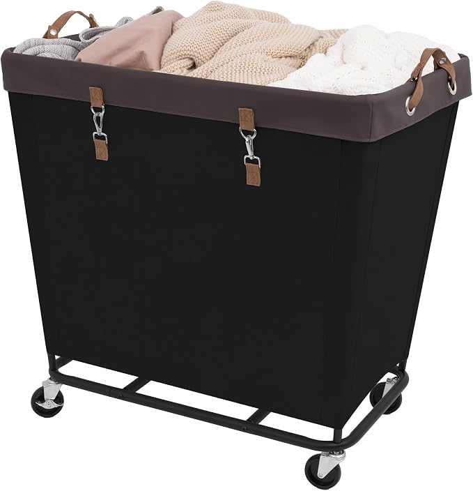StorageWorks 320L Laundry Basket with Wheels, Rolling Hampers for Clothing by StorageWorks