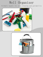 Cleaning Caddy with Handle, for Cleaning Supplies Organizer Bucket - Image 7