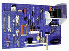 Wall Control 30-WRK-400BUW Standard Workbench Metal Pegboard Tool Organizer,Blue/White by Wall+Control