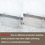 Acrylic Wall Mounted Storage Rack, 2 Pcs Storage Box Shower Basket - Image 5