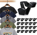 Smartor Clothes Hanger Connector Hooks 60 Pack, Space Saving Hangers | Hanger Add on Hook as Closet Organizer, Stacking Hangers, Cascading Space Saver, Closet Storage and Organization - Black by Smartor