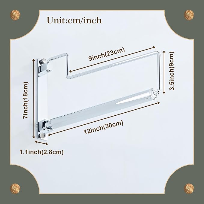 NEWRAIN Chrome Clothes Drying Rack, Wall Mounted Swing Arm Hanger for Laundry Room, Garage, Indoor & Outdoor Use - Image 6