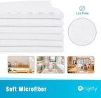 Orighty Microfiber Cleaning Cloth 5 Pack, White Cleaning Rags 12x11 inch - Image 2
