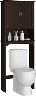 Topeakmart Over The Toilet Storage Cabinet, Bathroom Organizer, Espresso by Topeakmart
