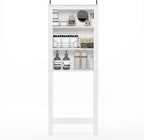 Furinno Indo White Over The Toilet Storage, Bathroom Storage Cabinet, Bathroom Shelf, Space Saving Over The Toilet Organizer, Plain White - Image 4
