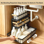Under Sink Organizer, 3-Tier Storage - Image 3