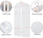 Zilink Clear Suit Coat Bag for Storage Dress Bags for Hanging Clothes 50 in - Image 5