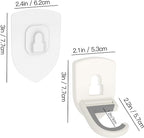 Broom Holder Wall Mount Self Adhesive, Broom and Mop Organizer Wall Hanging, No Drilling Anti-Slip Broom Hook Over Door for Home, Kitchen, Garden, Garage Storage 4-Pack - Image 6