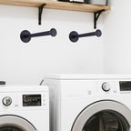 4 Pack Retractable Hanger Holder for Laundry Room, Wall Organizer Storage - Image 5