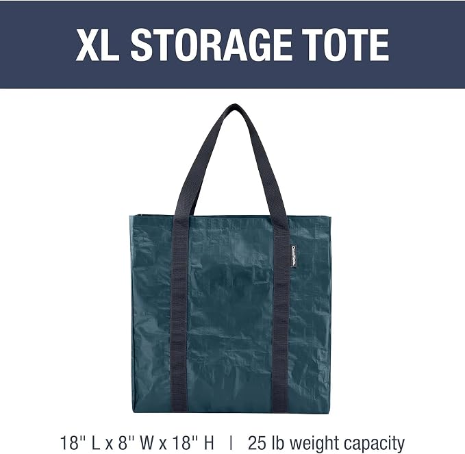 CleverMade Storage Tote, Ocean 2PK - Image 3