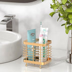 Luxspire Toothbrush Holders for Bathroom, Stainless Steel,2 Slots,Rose Gold - Image 6