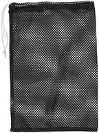 Champion Sports Mesh Equipment Bag – Heavy-Duty Nylon Drawstring Bag with Lock & ID Tag, Breathable Storage Sack for Balls, Swim Gear, Laundry & Toys, Multiple Sizes & Colors by ChampionSports