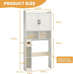 OMOCCUIT Over The Toilet Storage Cabinet,32" Over Toilet Bathroom Organizer - Image 2