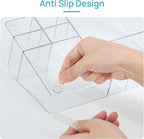 Vtopmart Clear Plastic Devided Makeup Organizer Tray - Image 5